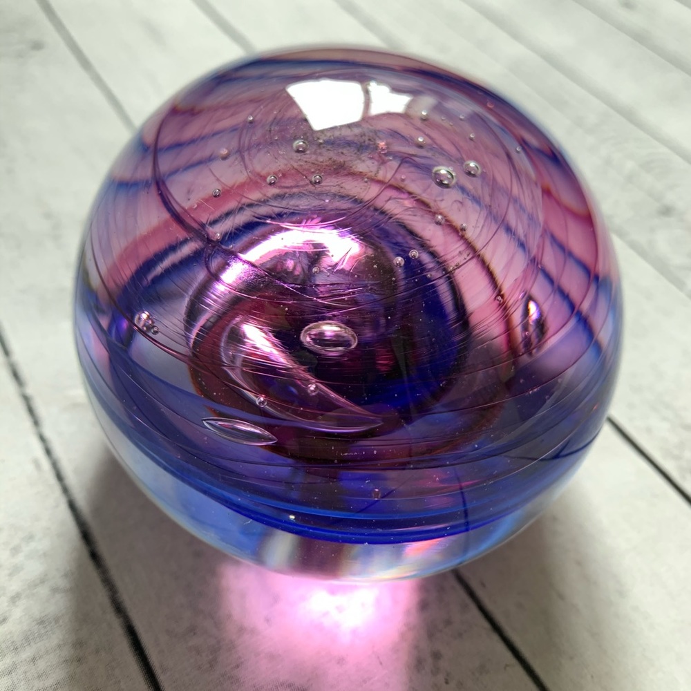CAITHNESS GLASS PAPERWEIGHT BY COLIN TERRIS